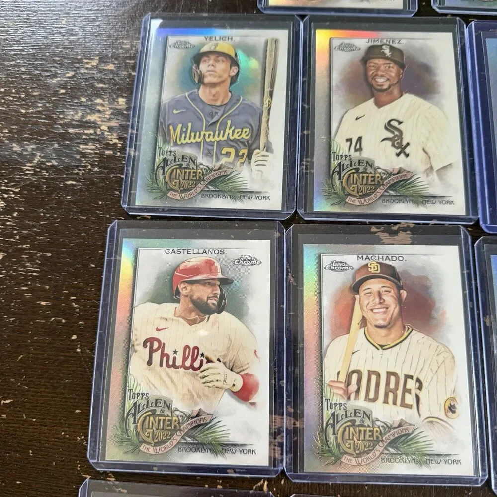 2022 Allen Ginter Chome Refractors 25 Card Lot NM w Ohtani #58 Top Loaded No Dup